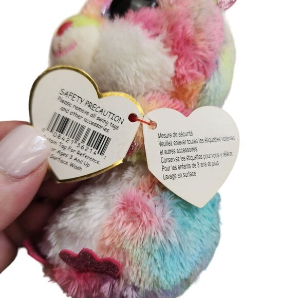 Ty Beanie Boos 36214 Rodney The Pink Hamster 6" - Picture 7 of 11